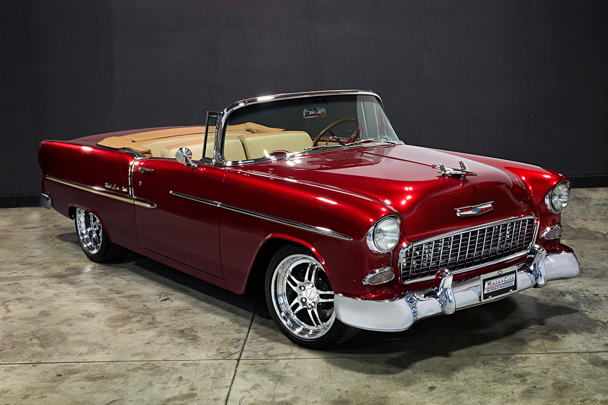 Red Classic car restoration