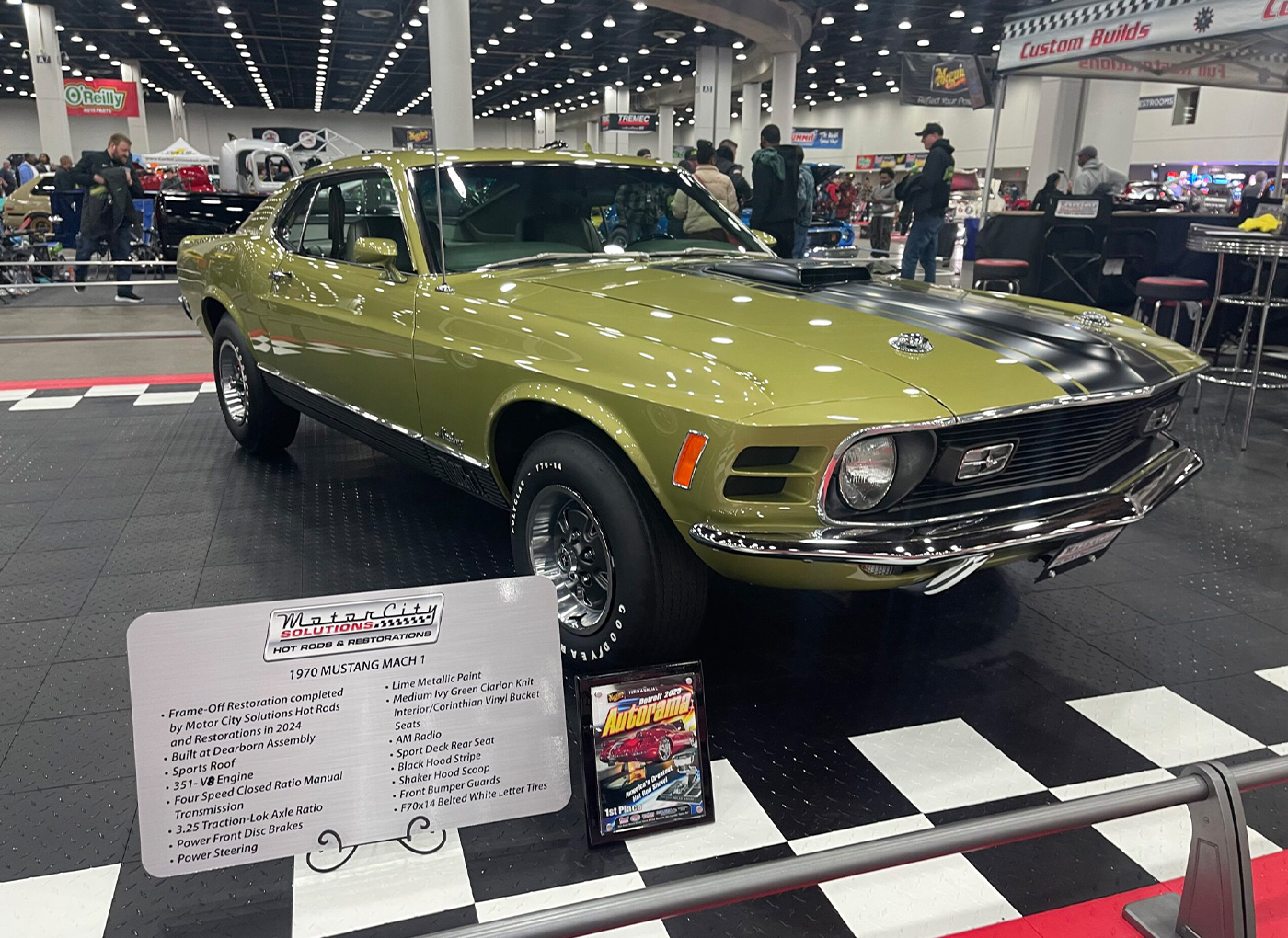 Green 1970 Mach 1 Mustang