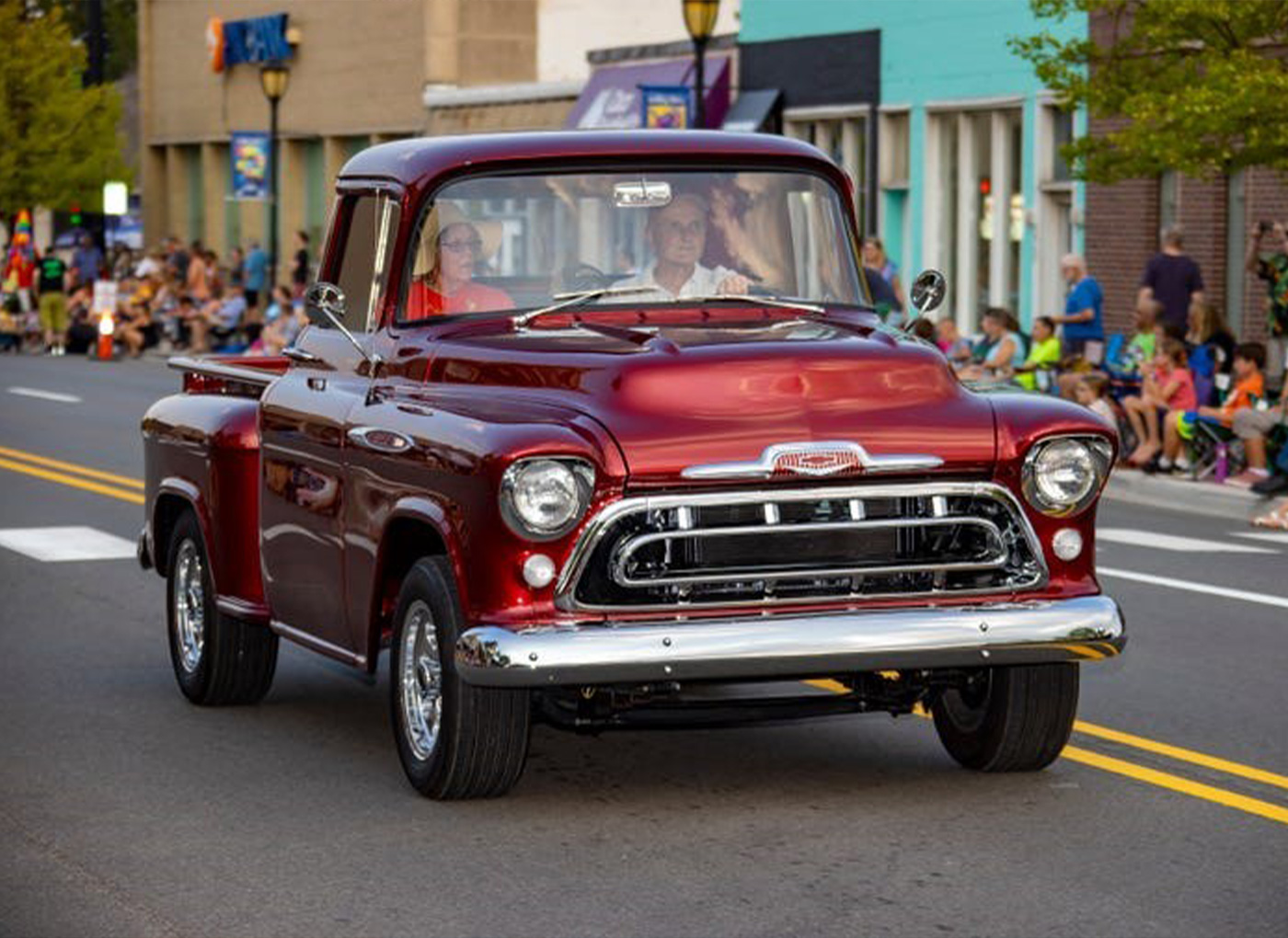 Red Chevy Pickup